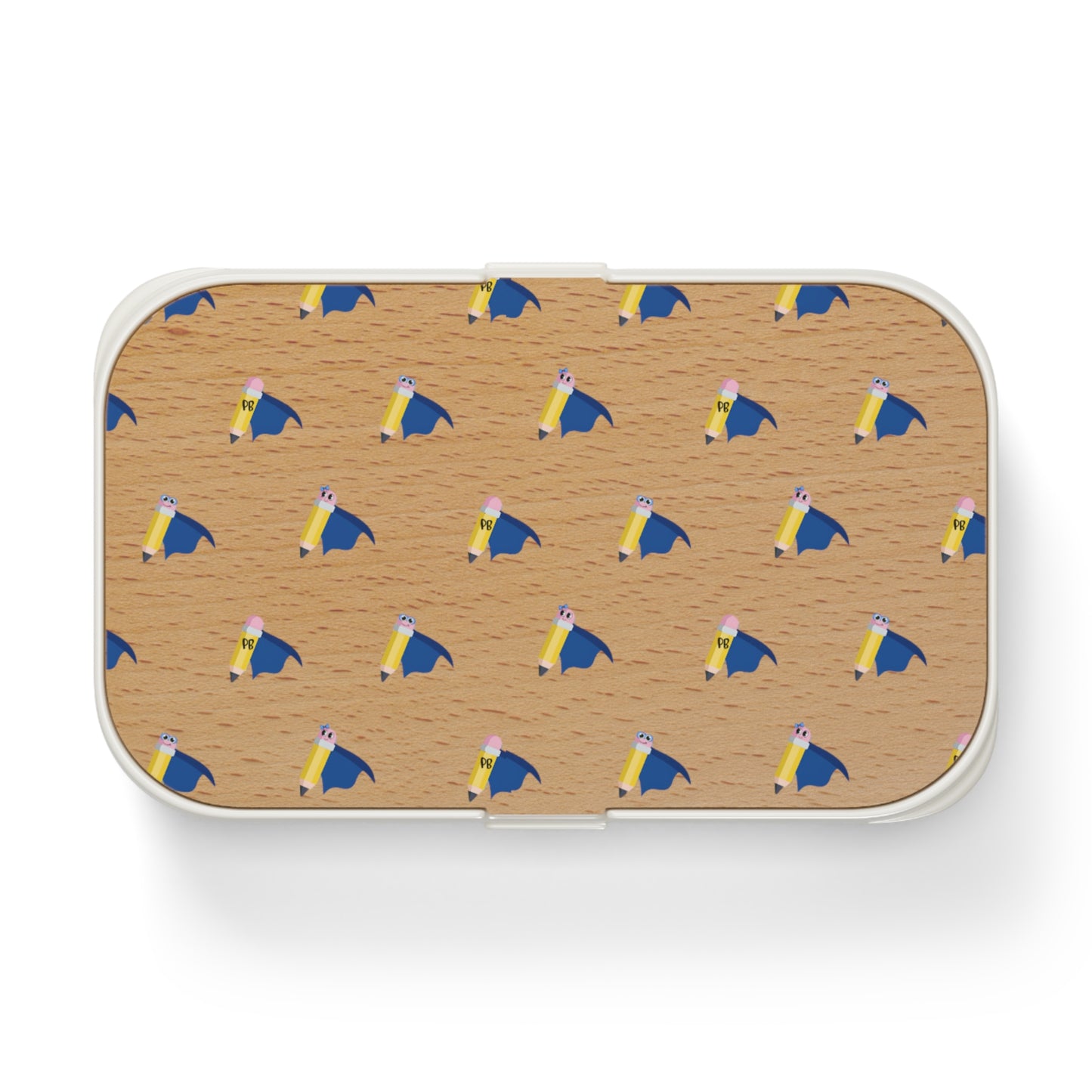 Cute Bento Lunch Box with Pencil Buddies Design - Pencil Buddies