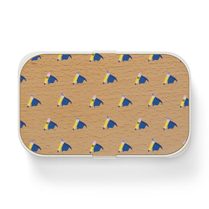 Cute Bento Lunch Box with Pencil Buddies Design - Pencil Buddies